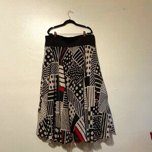 Plus - Jones NY Vintage Maxi Skirt